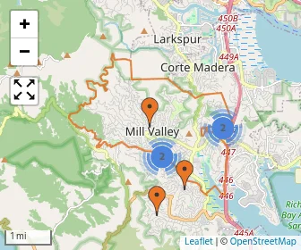 Area schools map